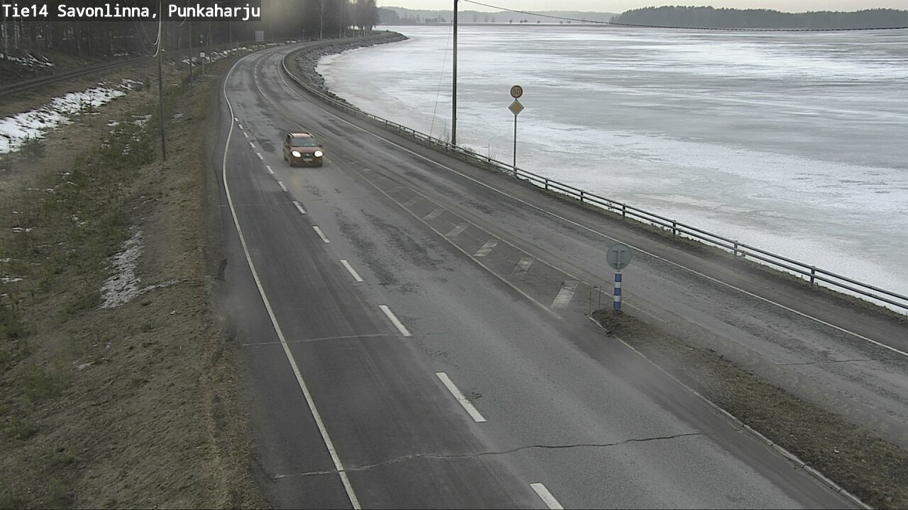 Weather Camera Image Road 14 Savonlinna, Punkaharju, Savonlinna, Etelä-Savo