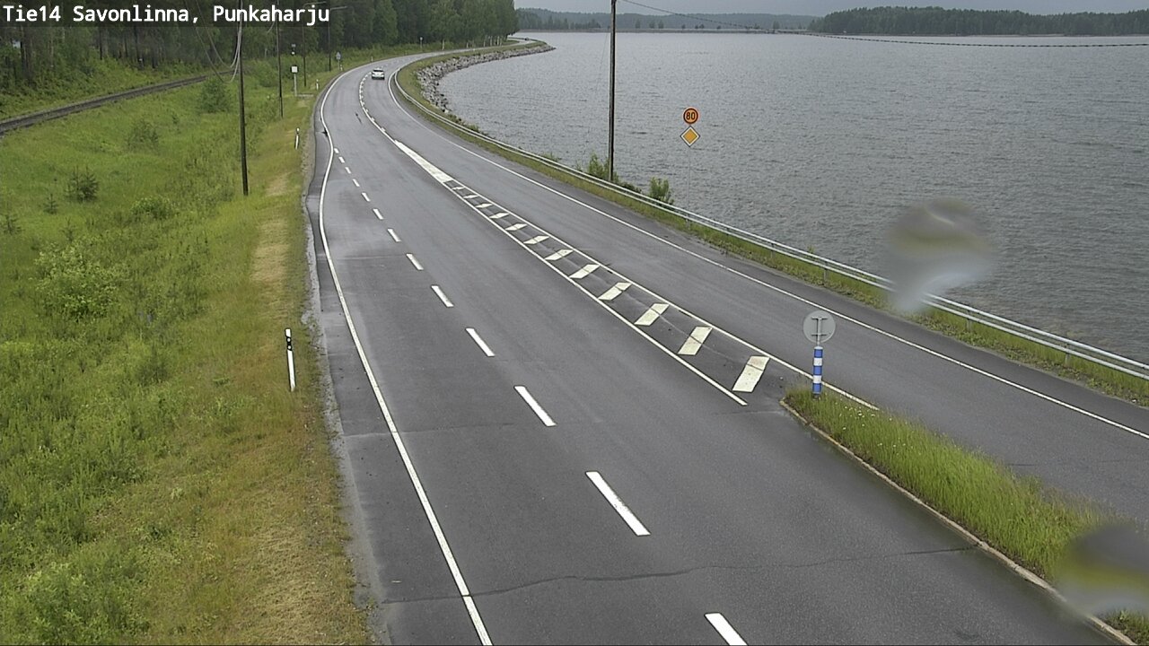 Weather Camera Image Road 14 Savonlinna, Punkaharju, Savonlinna, Etelä-Savo