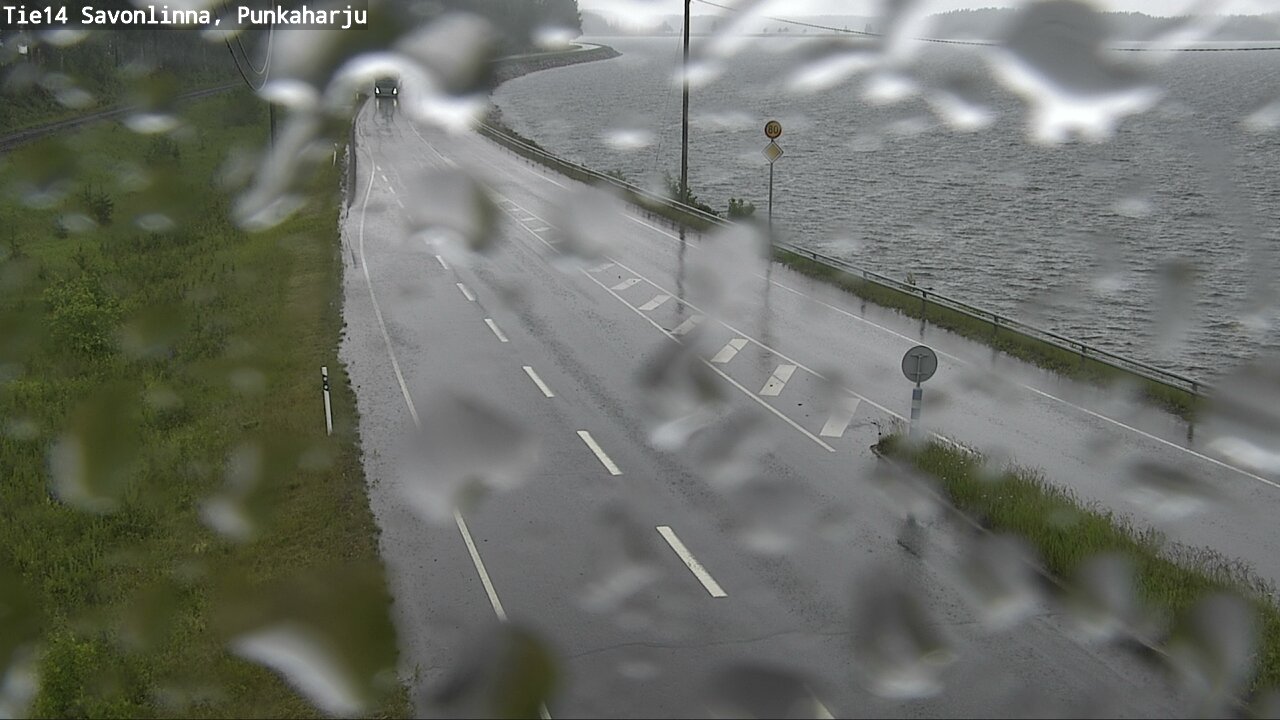 Weather Camera Image Väg 14 Savonlinna, Punkaharju, Savonlinna, Etelä-Savo