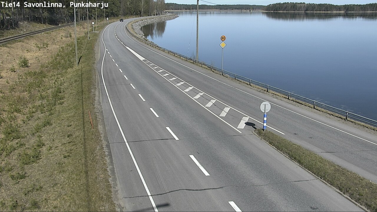 Weather Camera Image Road 14 Savonlinna, Punkaharju, Savonlinna, Etelä-Savo