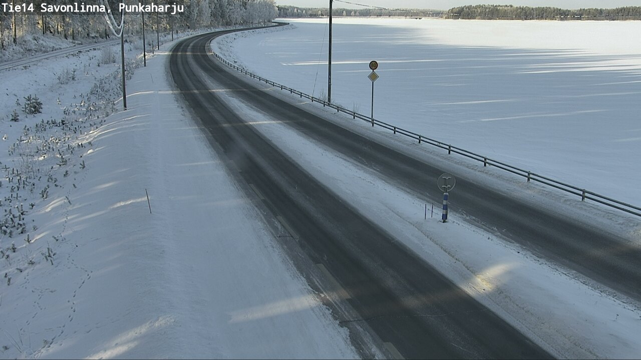 Weather Camera Image Road 14 Savonlinna, Punkaharju, Savonlinna, Etelä-Savo