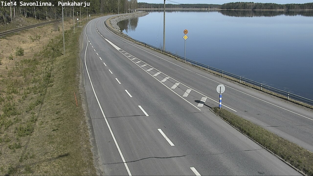 Weather Camera Image Road 14 Savonlinna, Punkaharju, Savonlinna, Etelä-Savo