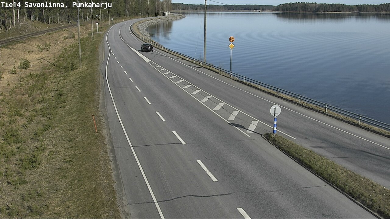 Weather Camera Image Road 14 Savonlinna, Punkaharju, Savonlinna, Etelä-Savo