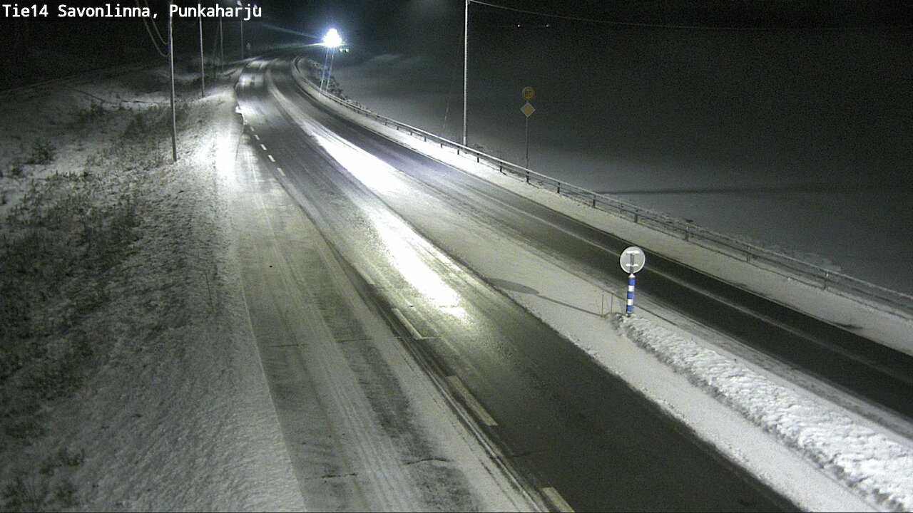 Weather Camera Image Väg 14 Savonlinna, Punkaharju, Savonlinna, Etelä-Savo