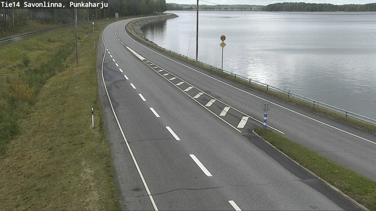 Weather Camera Image Road 14 Savonlinna, Punkaharju, Savonlinna, Etelä-Savo