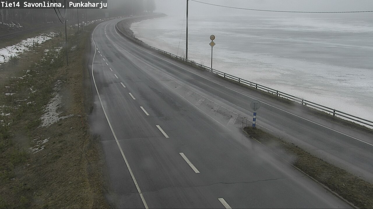 Weather Camera Image Väg 14 Savonlinna, Punkaharju, Savonlinna, Etelä-Savo
