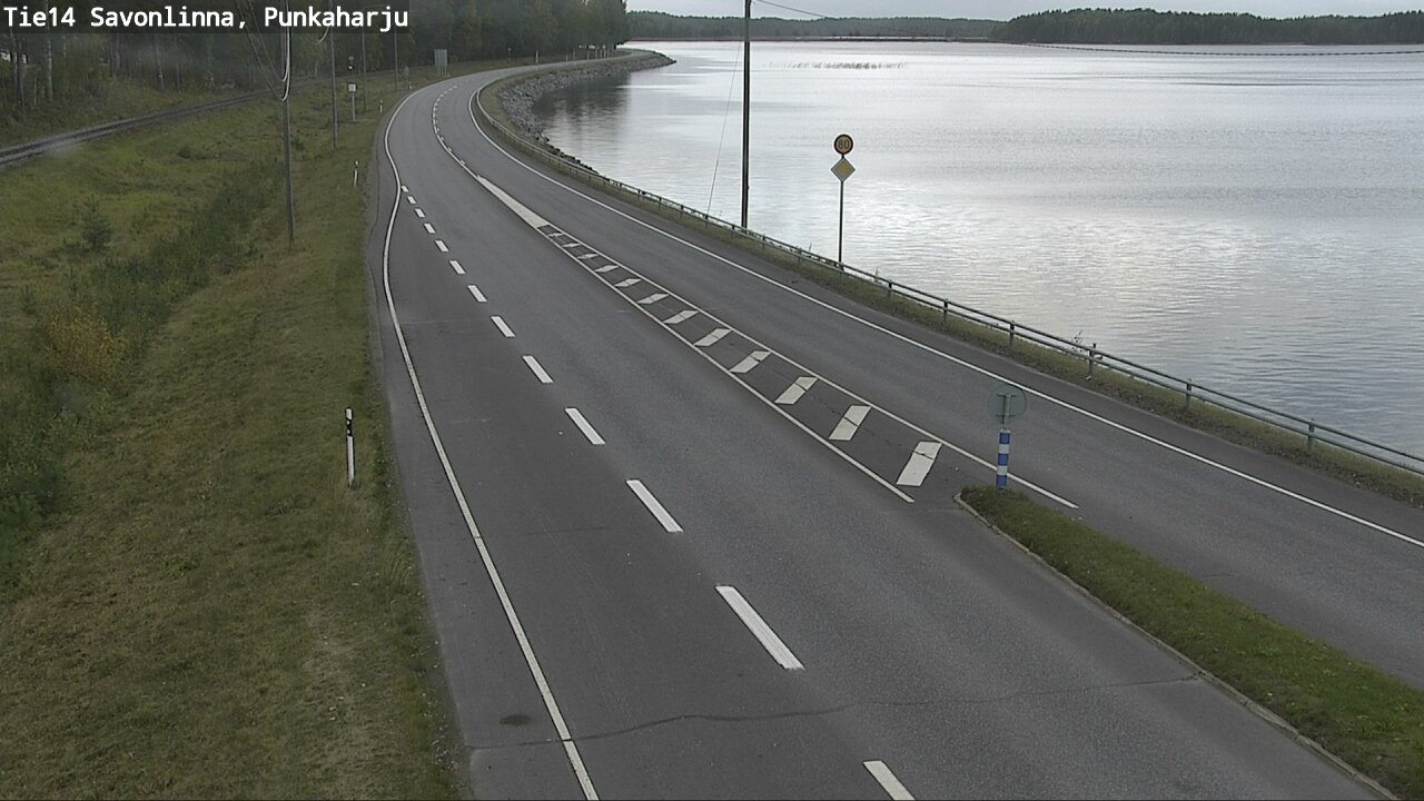 Weather Camera Image Road 14 Savonlinna, Punkaharju, Savonlinna, Etelä-Savo