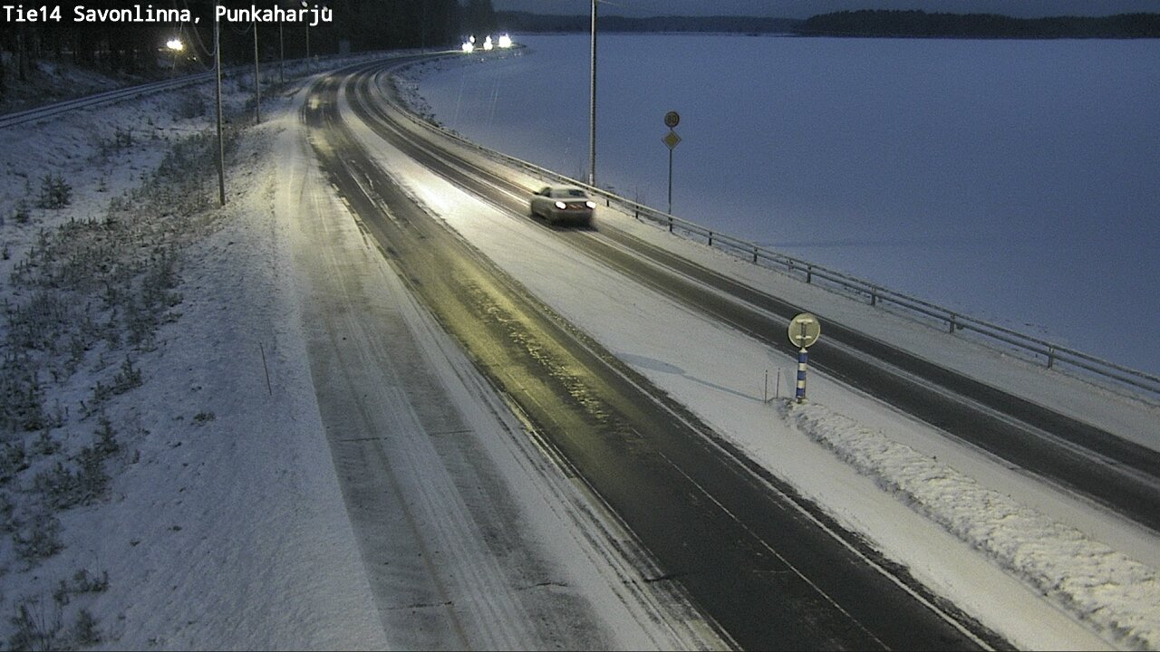 Weather Camera Image Väg 14 Savonlinna, Punkaharju, Savonlinna, Etelä-Savo