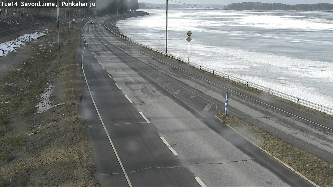 Weather Camera Image Väg 14 Savonlinna, Punkaharju, Savonlinna, Etelä-Savo