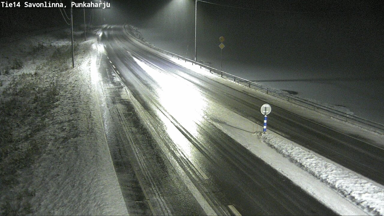 Weather Camera Image Väg 14 Savonlinna, Punkaharju, Savonlinna, Etelä-Savo