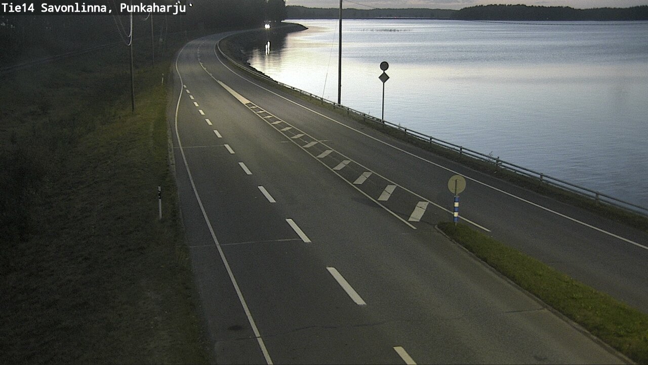 Weather Camera Image Road 14 Savonlinna, Punkaharju, Savonlinna, Etelä-Savo