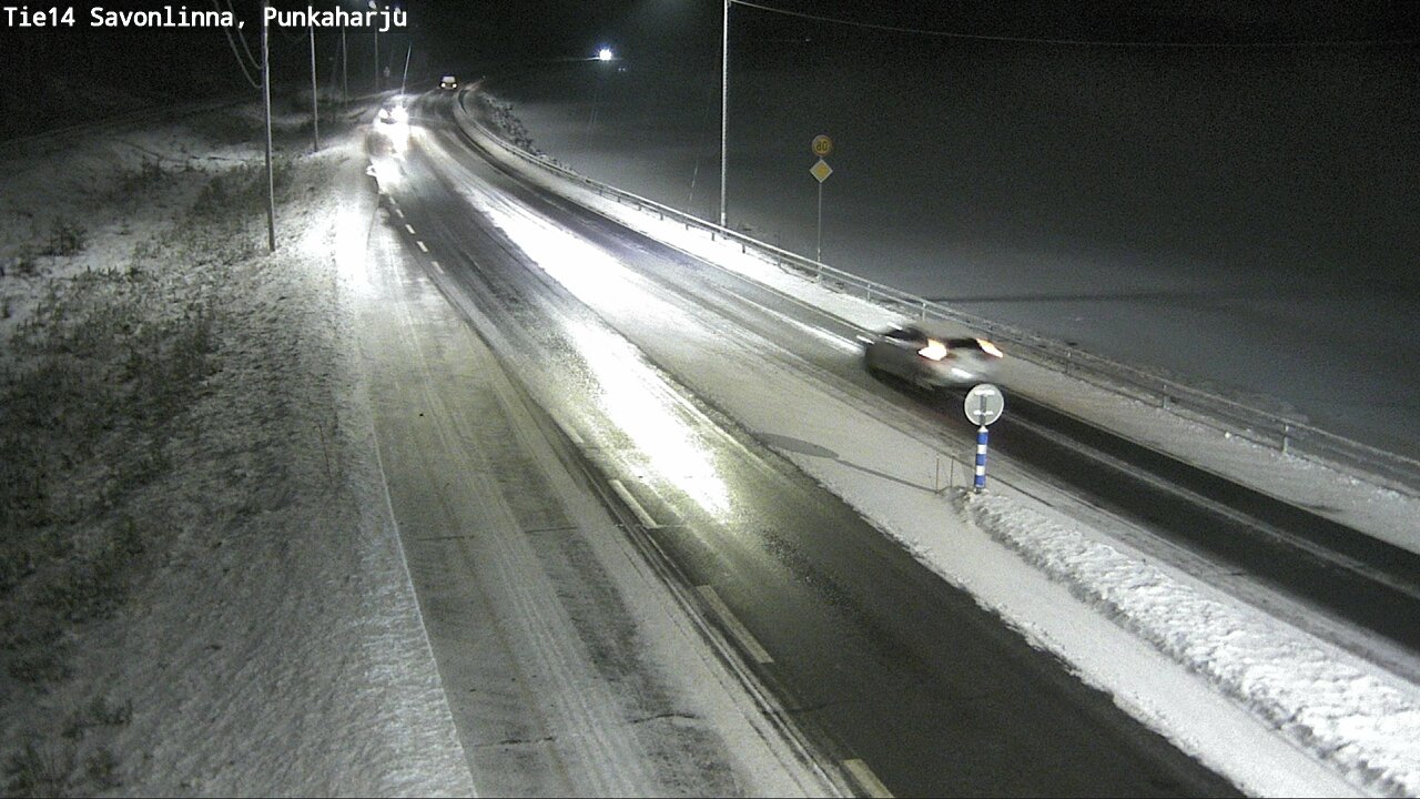 Weather Camera Image Väg 14 Savonlinna, Punkaharju, Savonlinna, Etelä-Savo