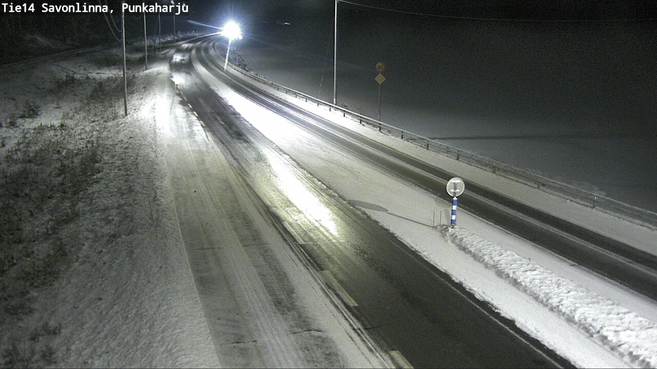 Weather Camera Image Väg 14 Savonlinna, Punkaharju, Savonlinna, Etelä-Savo