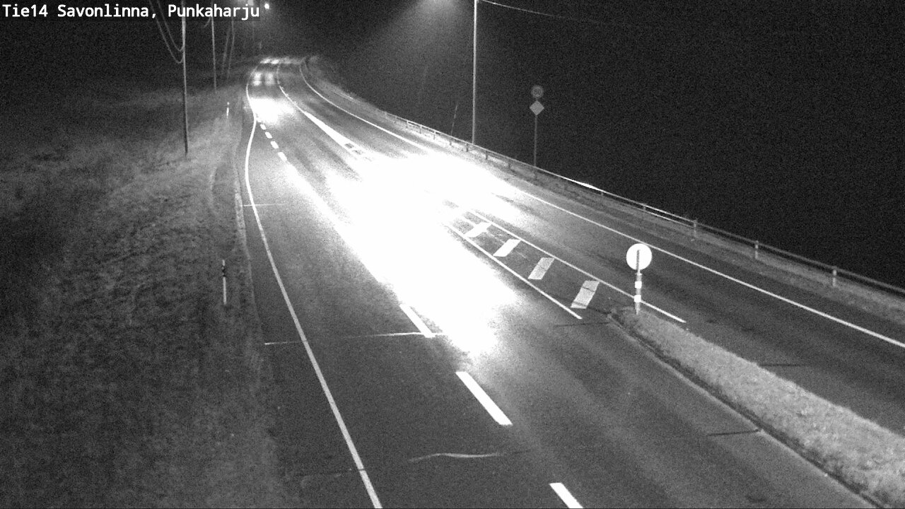 Weather Camera Image Road 14 Savonlinna, Punkaharju, Savonlinna, Etelä-Savo