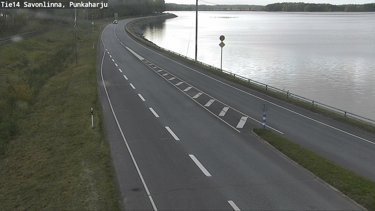 Weather Camera Image Road 14 Savonlinna, Punkaharju, Savonlinna, Etelä-Savo