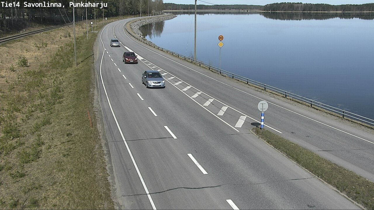 Weather Camera Image Road 14 Savonlinna, Punkaharju, Savonlinna, Etelä-Savo