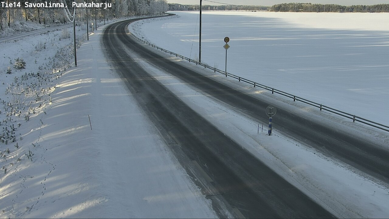 Weather Camera Image Road 14 Savonlinna, Punkaharju, Savonlinna, Etelä-Savo