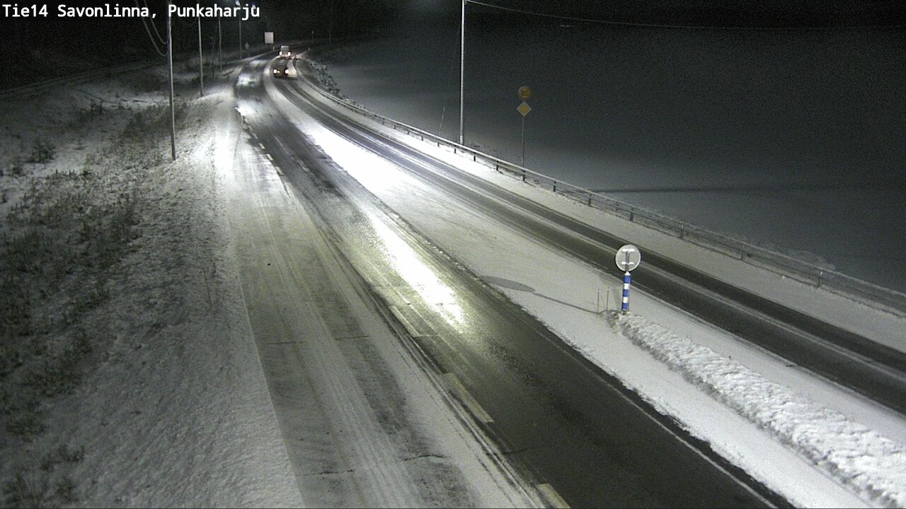 Weather Camera Image Väg 14 Savonlinna, Punkaharju, Savonlinna, Etelä-Savo