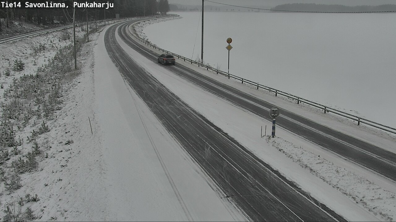 Weather Camera Image Väg 14 Savonlinna, Punkaharju, Savonlinna, Etelä-Savo