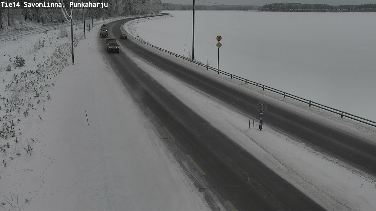 Weather Camera Image Road 14 Savonlinna, Punkaharju, Savonlinna, Etelä-Savo