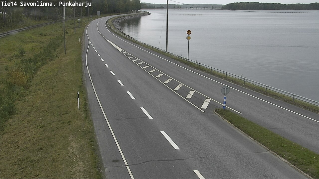Weather Camera Image Road 14 Savonlinna, Punkaharju, Savonlinna, Etelä-Savo