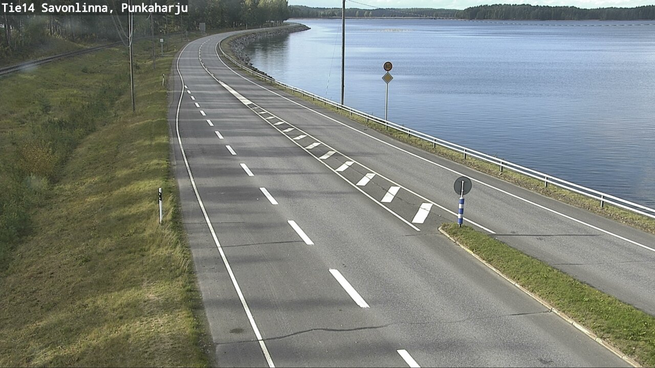 Weather Camera Image Road 14 Savonlinna, Punkaharju, Savonlinna, Etelä-Savo