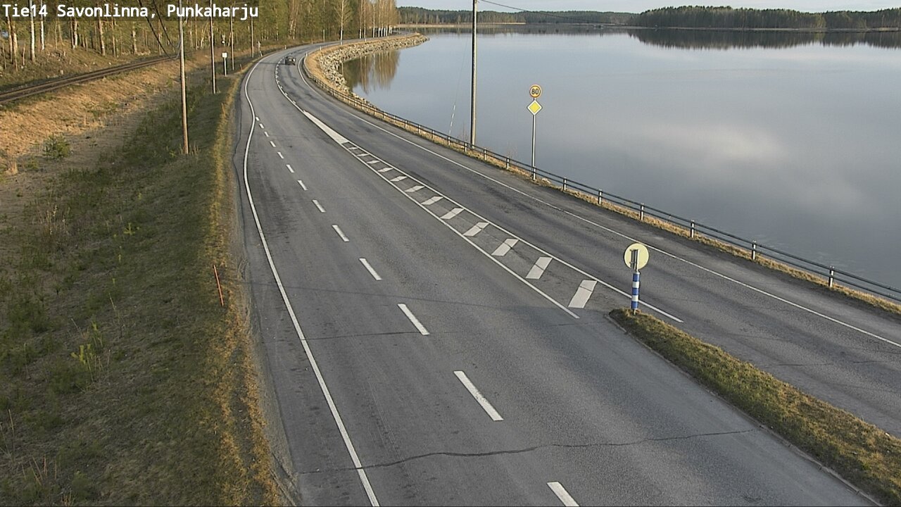 Weather Camera Image Road 14 Savonlinna, Punkaharju, Savonlinna, Etelä-Savo