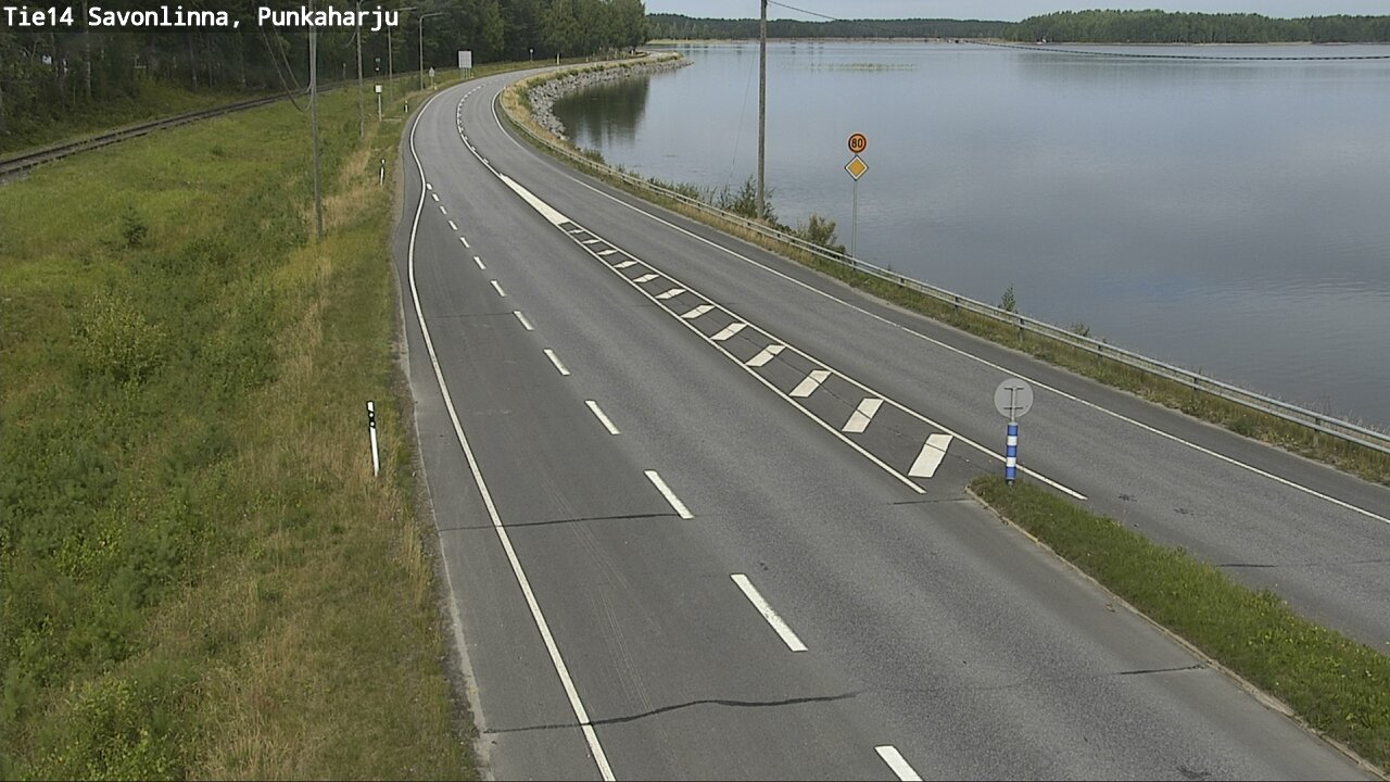 Weather Camera Image Road 14 Savonlinna, Punkaharju, Savonlinna, Etelä-Savo