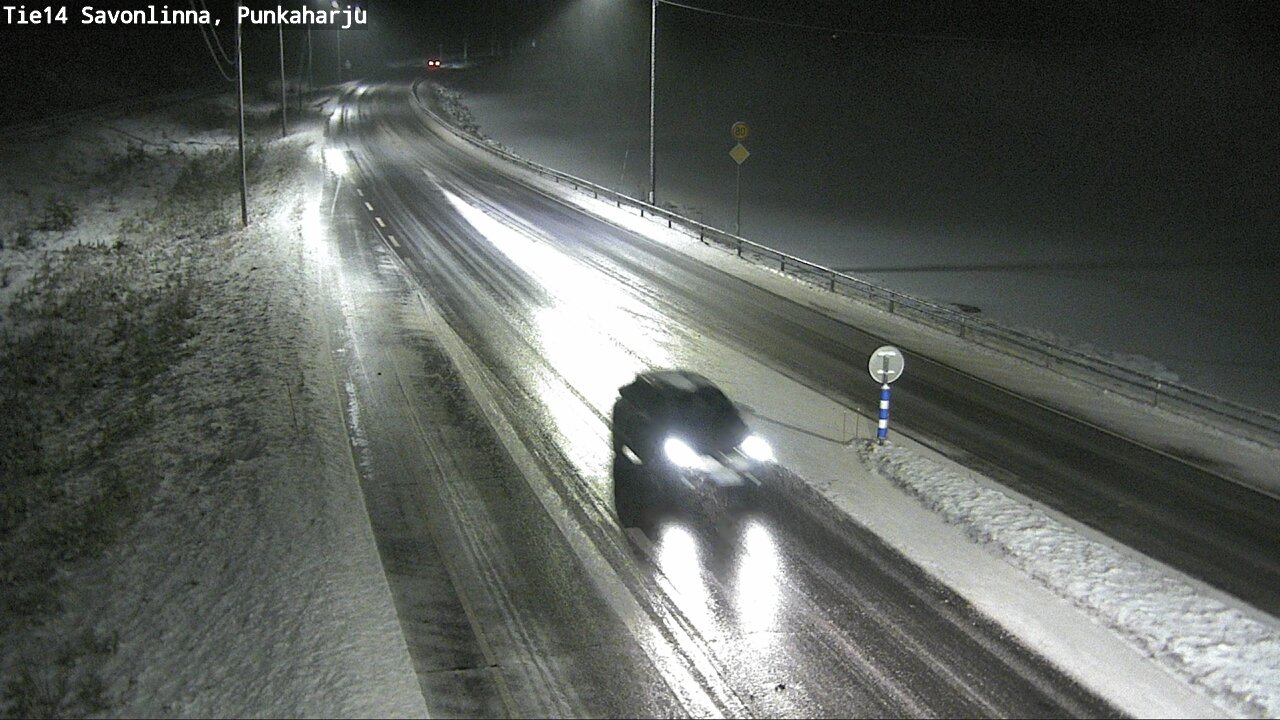 Weather Camera Image Väg 14 Savonlinna, Punkaharju, Savonlinna, Etelä-Savo