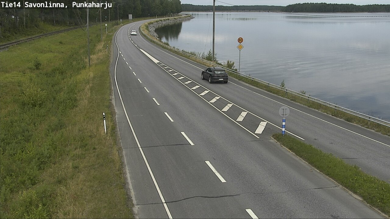 Weather Camera Image Road 14 Savonlinna, Punkaharju, Savonlinna, Etelä-Savo