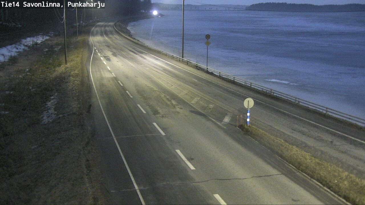 Weather Camera Image Road 14 Savonlinna, Punkaharju, Savonlinna, Etelä-Savo