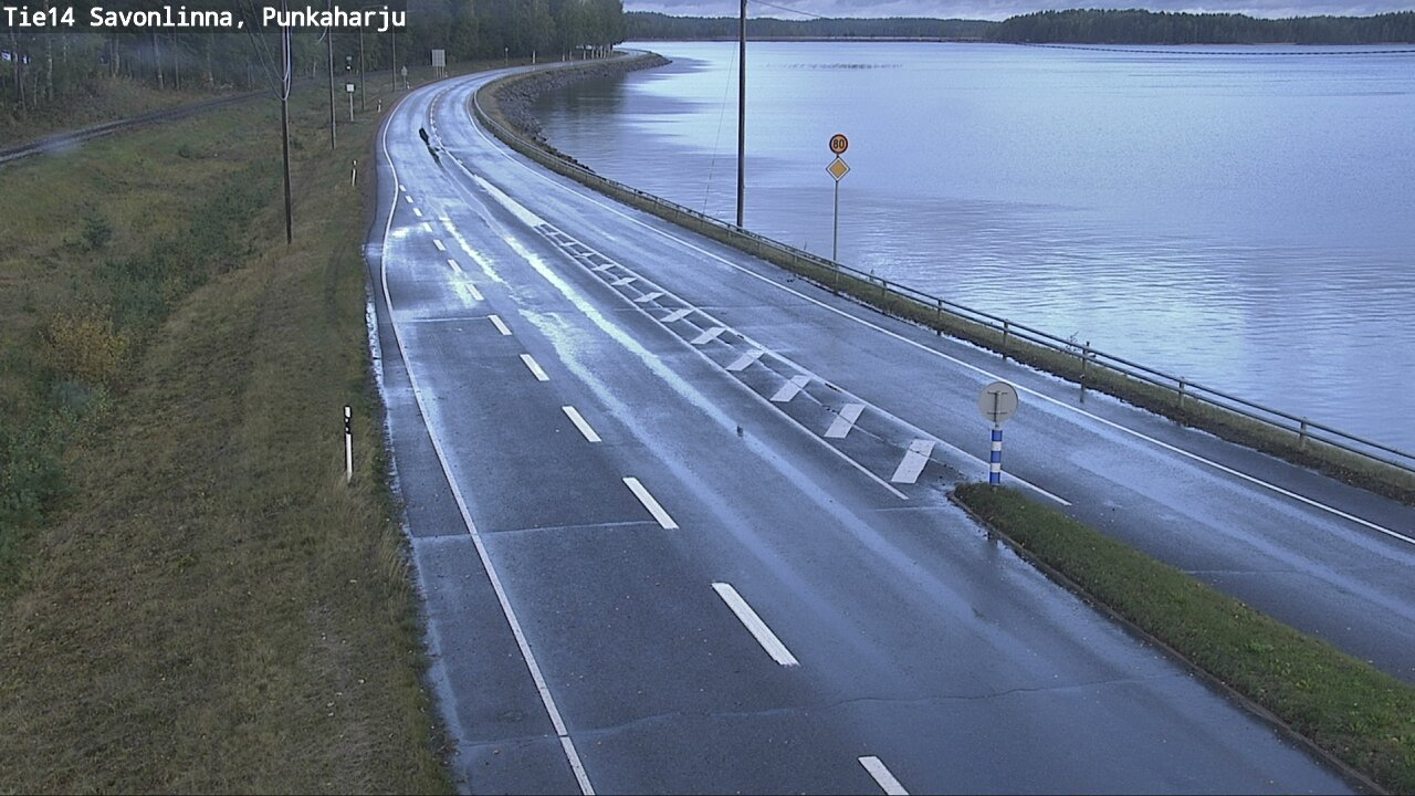 Weather Camera Image Road 14 Savonlinna, Punkaharju, Savonlinna, Etelä-Savo