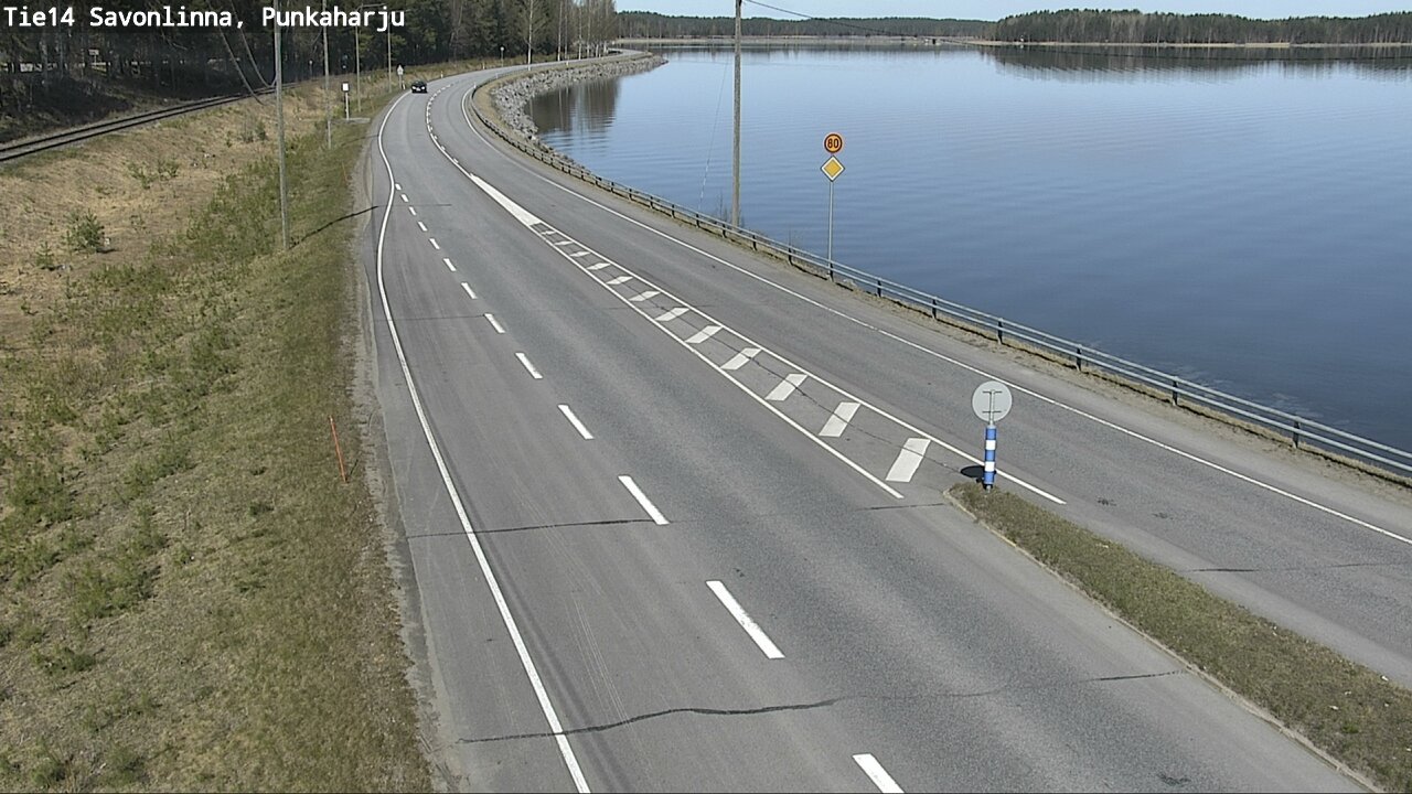 Weather Camera Image Road 14 Savonlinna, Punkaharju, Savonlinna, Etelä-Savo