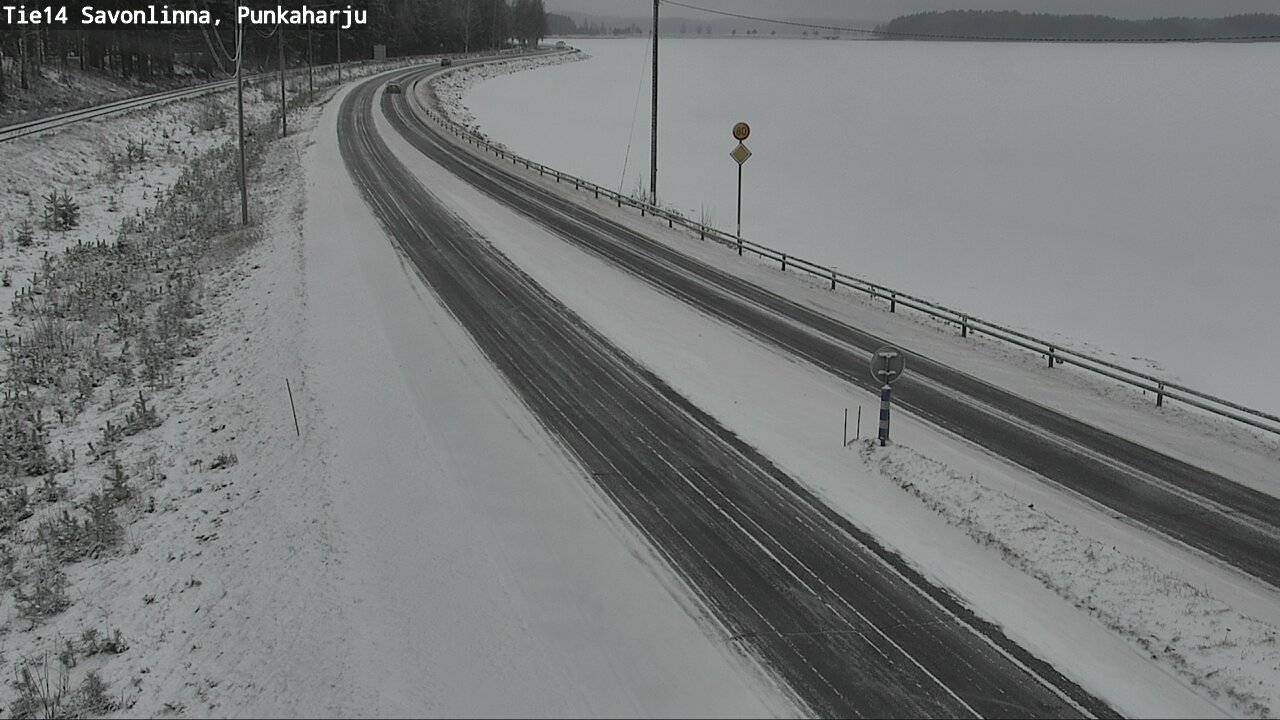 Weather Camera Image Väg 14 Savonlinna, Punkaharju, Savonlinna, Etelä-Savo