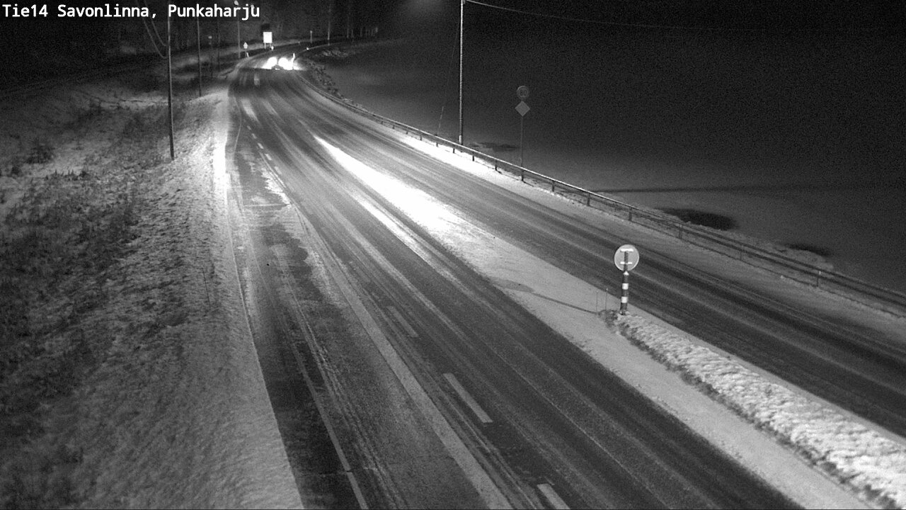 Weather Camera Image Väg 14 Savonlinna, Punkaharju, Savonlinna, Etelä-Savo