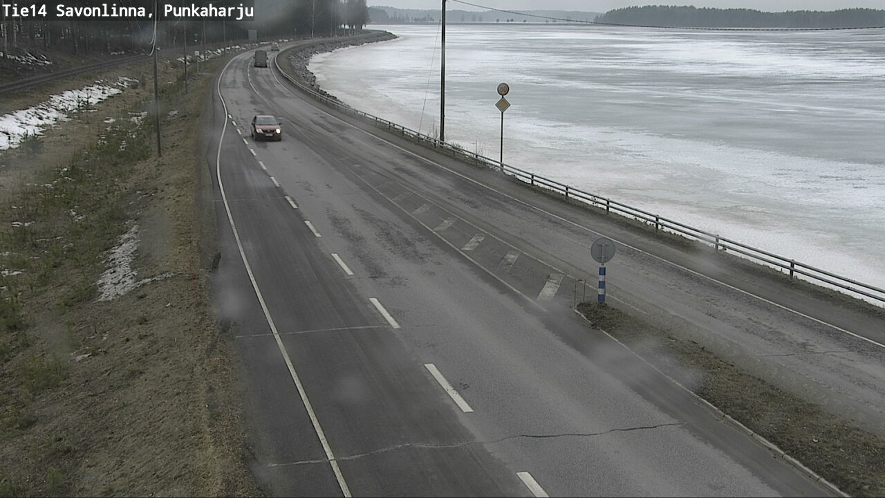 Weather Camera Image Väg 14 Savonlinna, Punkaharju, Savonlinna, Etelä-Savo