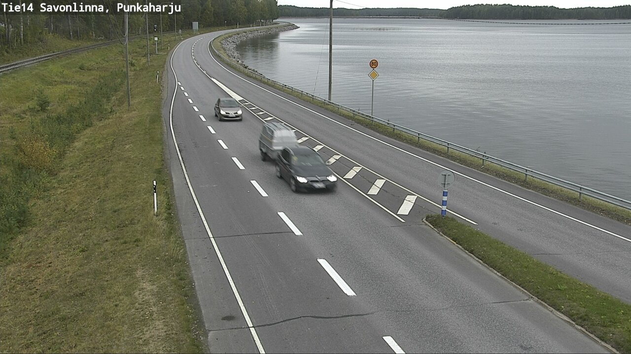 Weather Camera Image Road 14 Savonlinna, Punkaharju, Savonlinna, Etelä-Savo