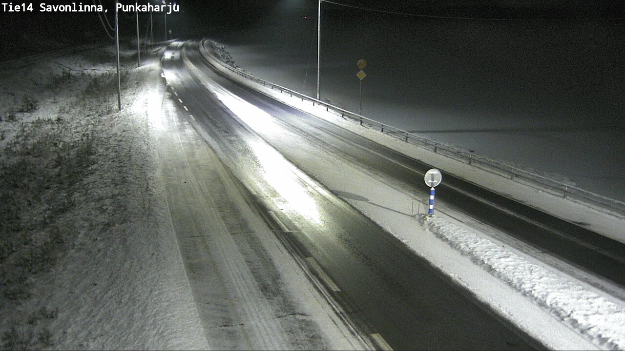 Weather Camera Image Väg 14 Savonlinna, Punkaharju, Savonlinna, Etelä-Savo