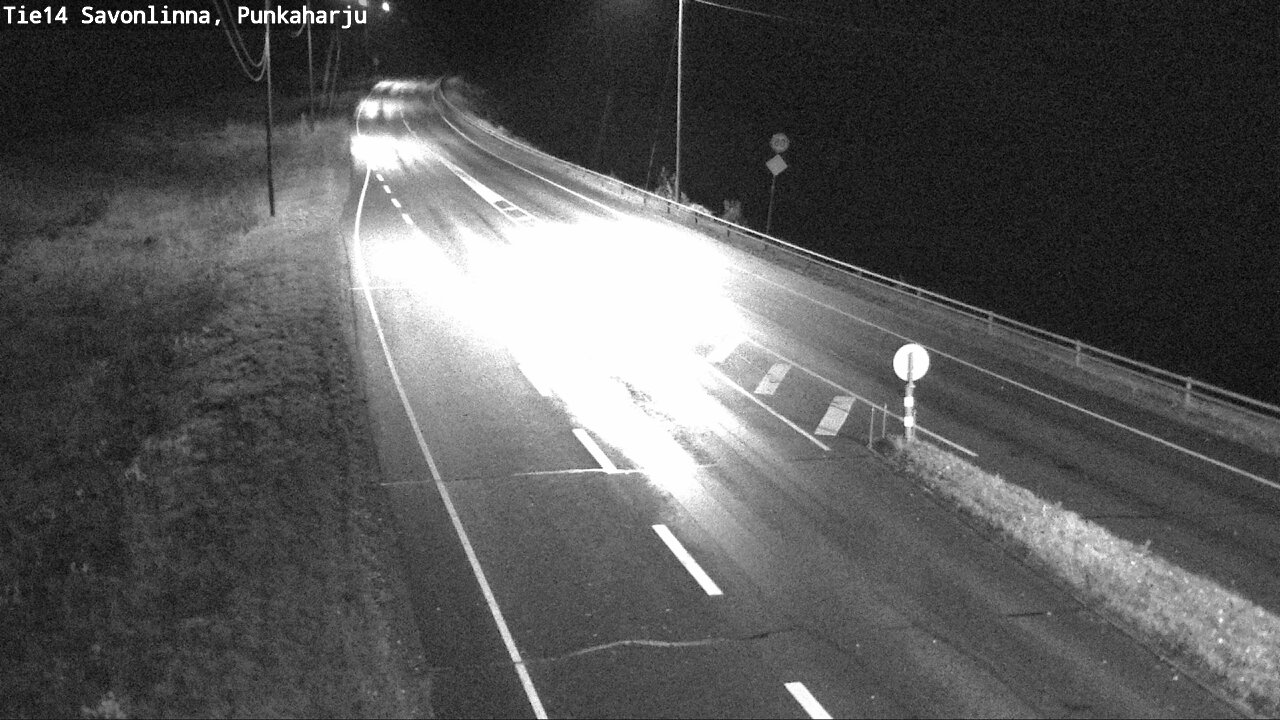 Weather Camera Image Väg 14 Savonlinna, Punkaharju, Savonlinna, Etelä-Savo