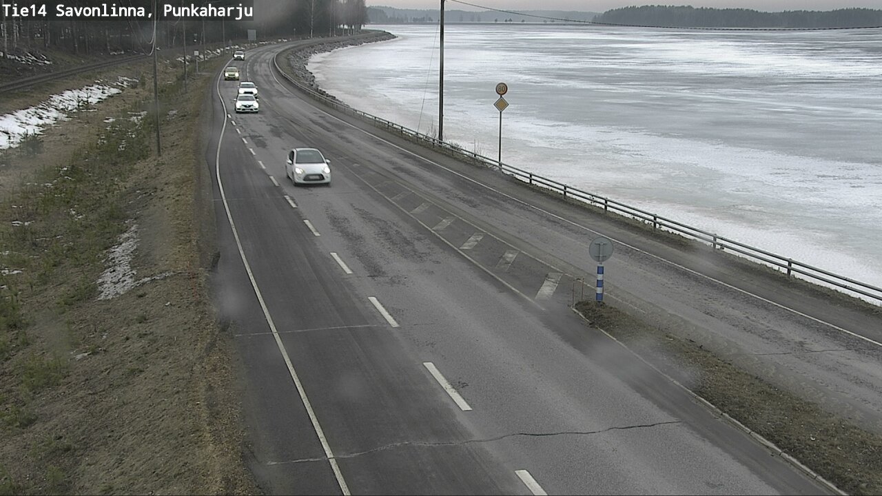 Weather Camera Image Road 14 Savonlinna, Punkaharju, Savonlinna, Etelä-Savo