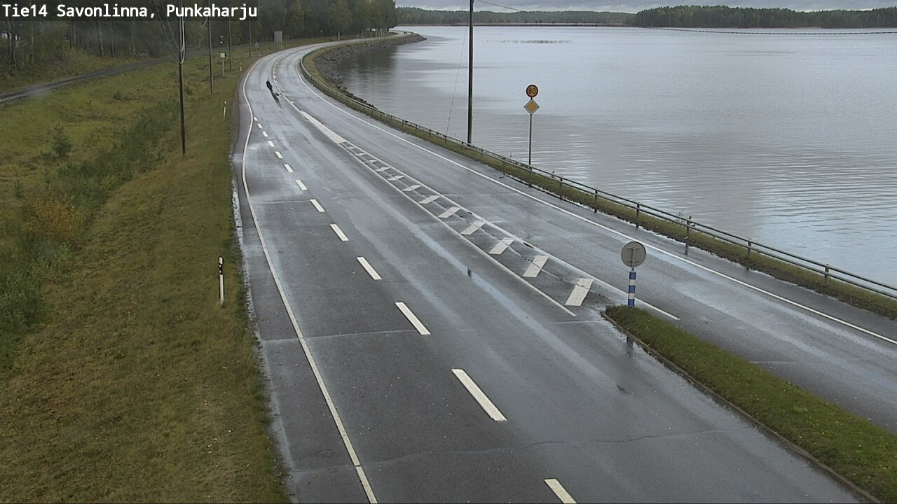 Weather Camera Image Road 14 Savonlinna, Punkaharju, Savonlinna, Etelä-Savo