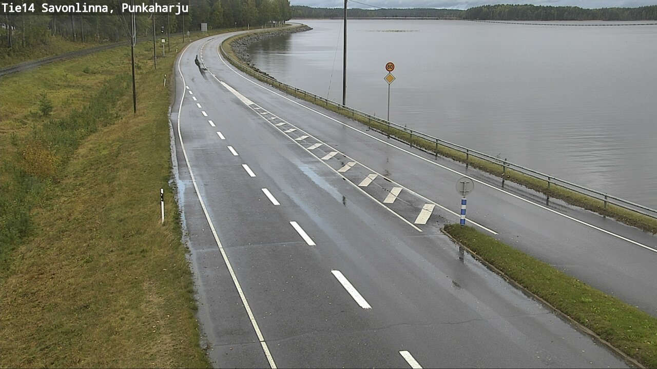 Weather Camera Image Road 14 Savonlinna, Punkaharju, Savonlinna, Etelä-Savo