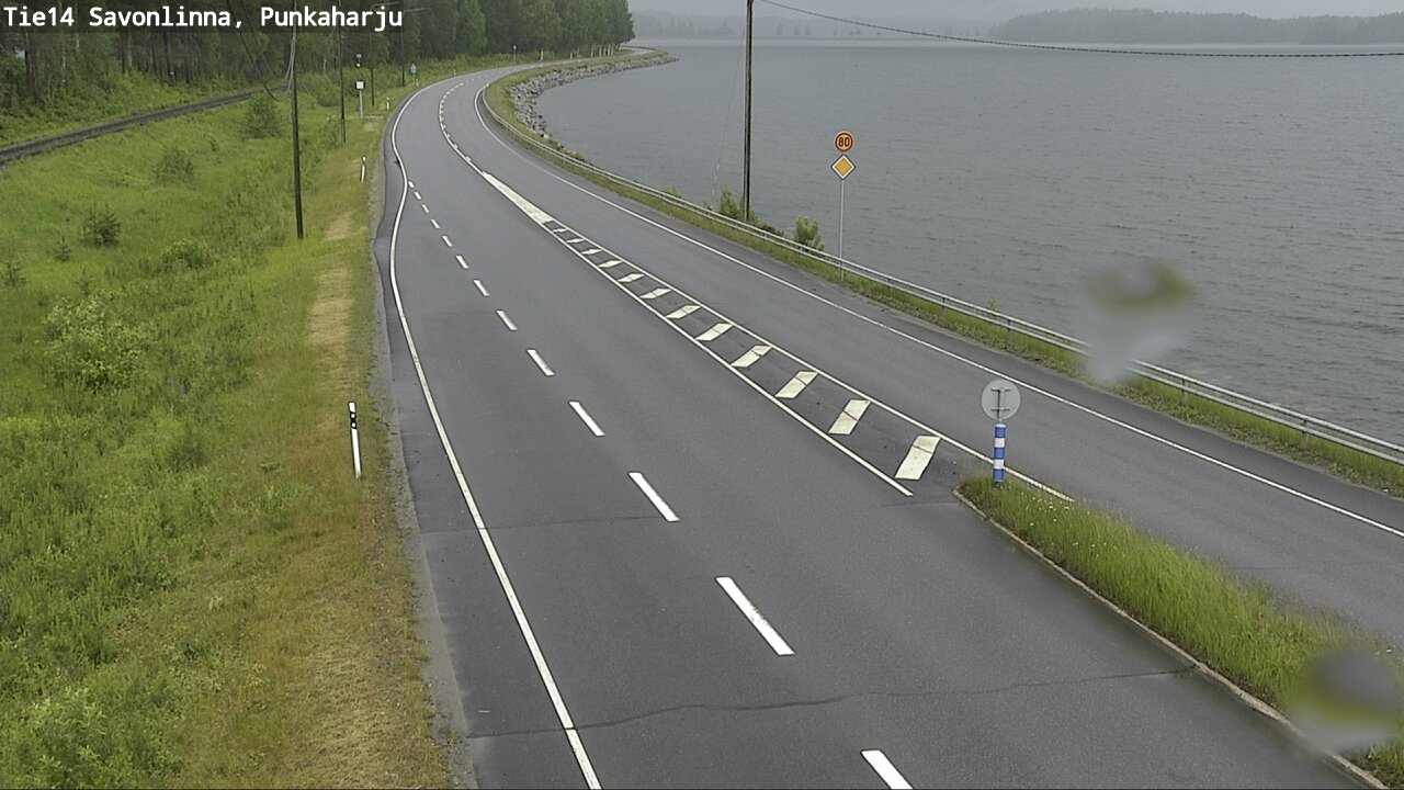 Weather Camera Image Road 14 Savonlinna, Punkaharju, Savonlinna, Etelä-Savo