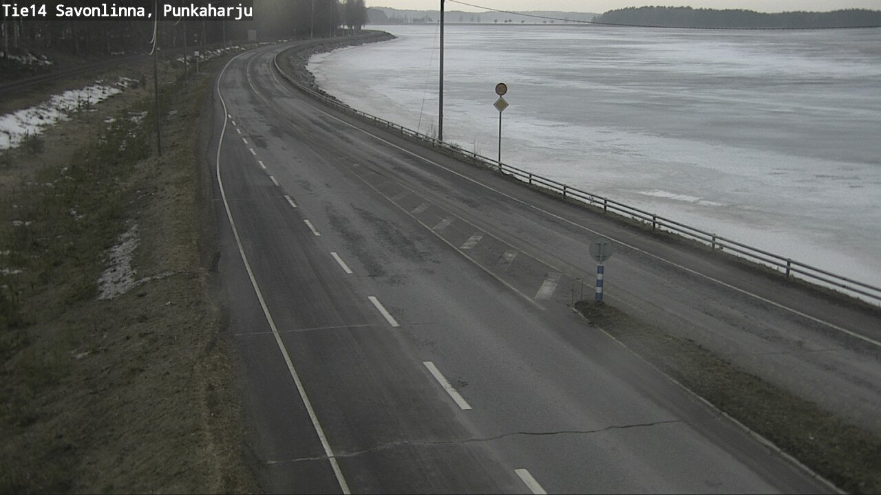 Weather Camera Image Road 14 Savonlinna, Punkaharju, Savonlinna, Etelä-Savo