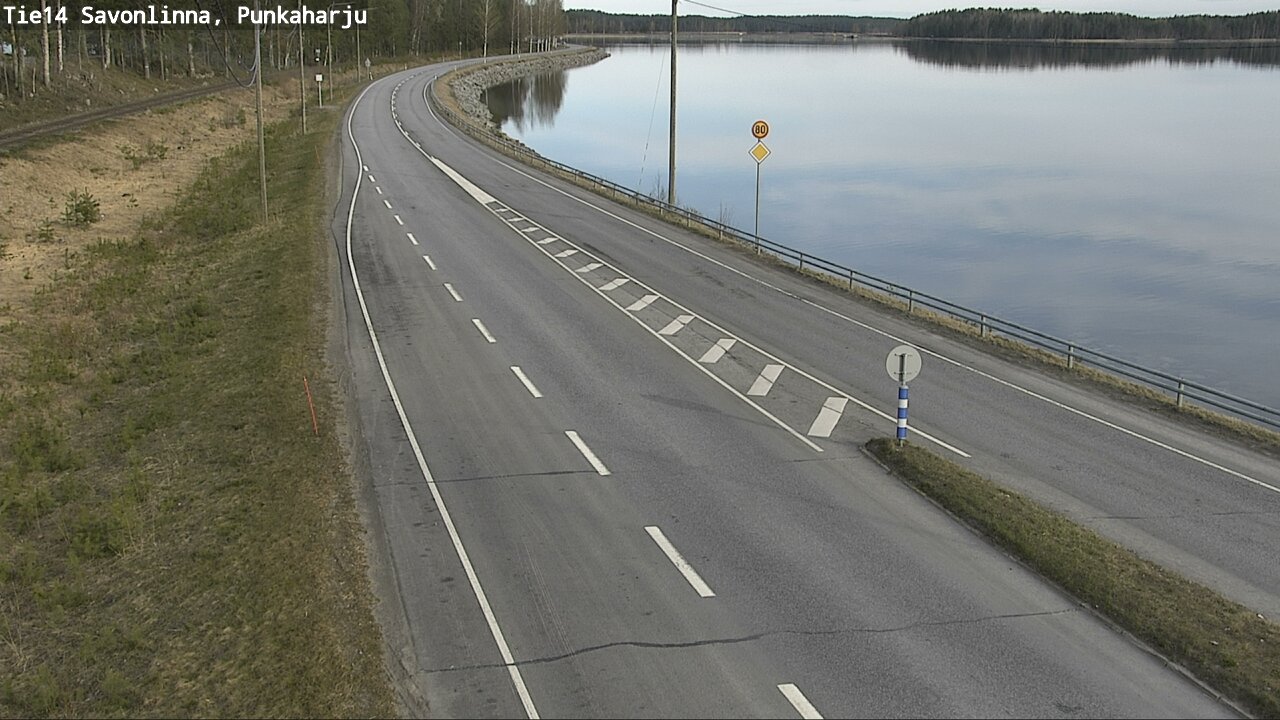 Weather Camera Image Road 14 Savonlinna, Punkaharju, Savonlinna, Etelä-Savo