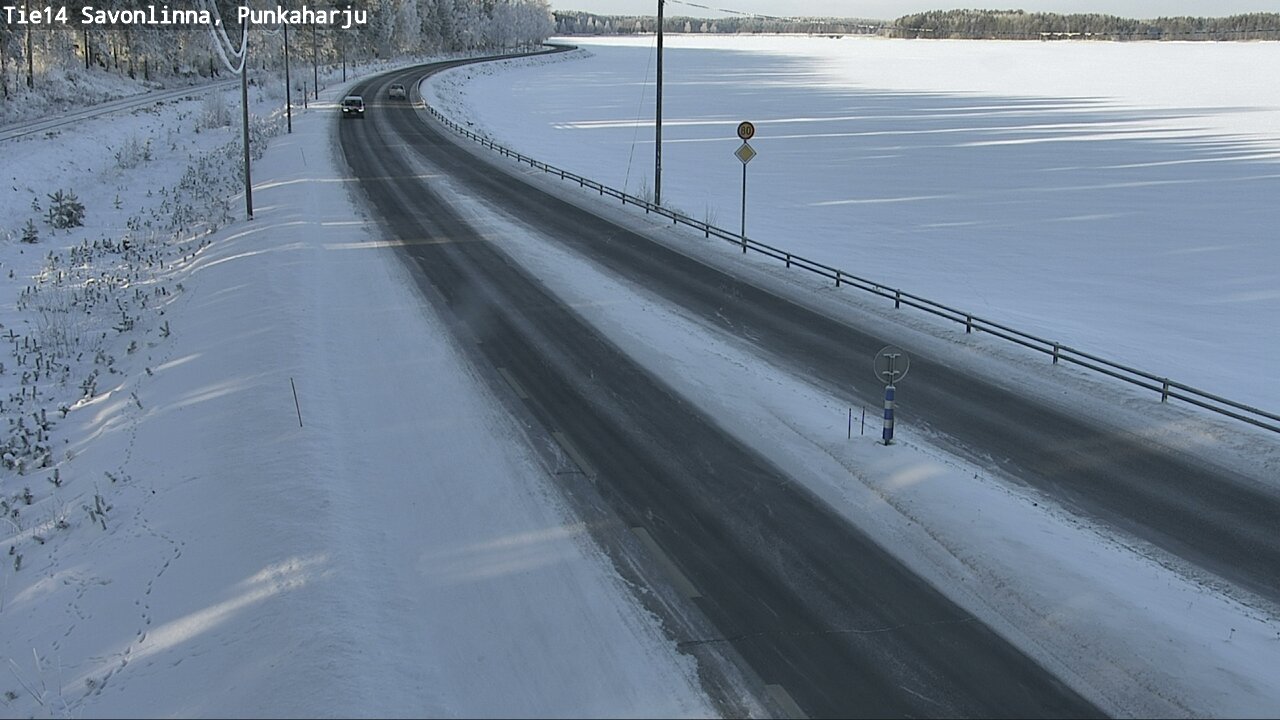 Weather Camera Image Road 14 Savonlinna, Punkaharju, Savonlinna, Etelä-Savo