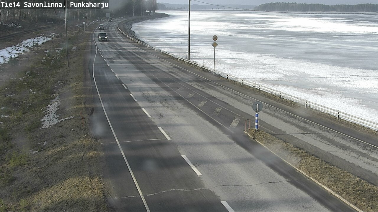 Weather Camera Image Väg 14 Savonlinna, Punkaharju, Savonlinna, Etelä-Savo