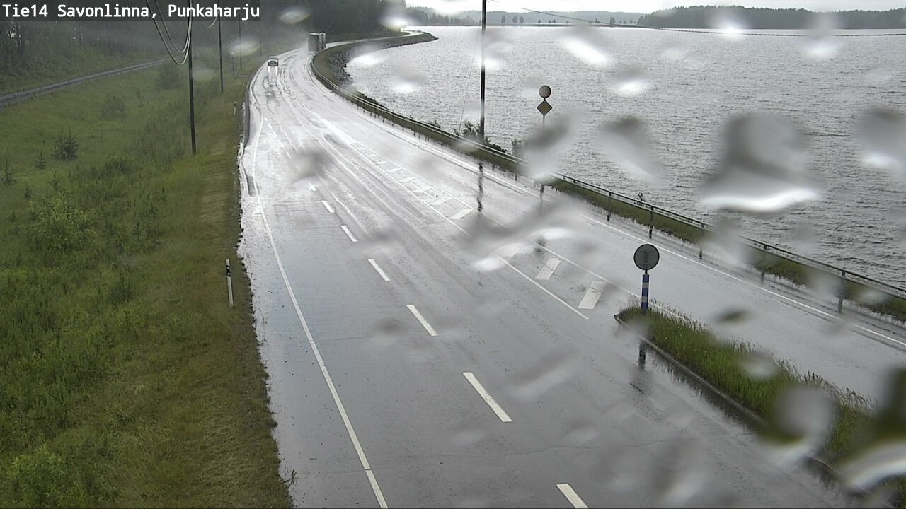 Weather Camera Image Road 14 Savonlinna, Punkaharju, Savonlinna, Etelä-Savo