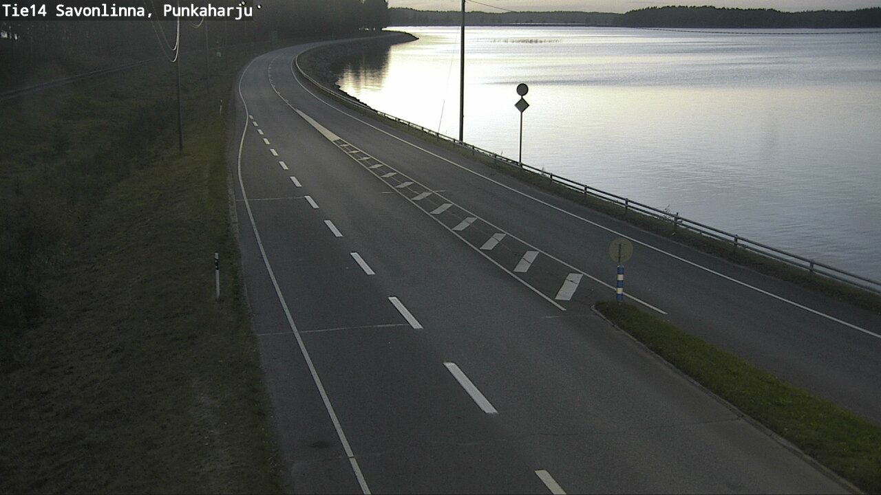 Weather Camera Image Road 14 Savonlinna, Punkaharju, Savonlinna, Etelä-Savo