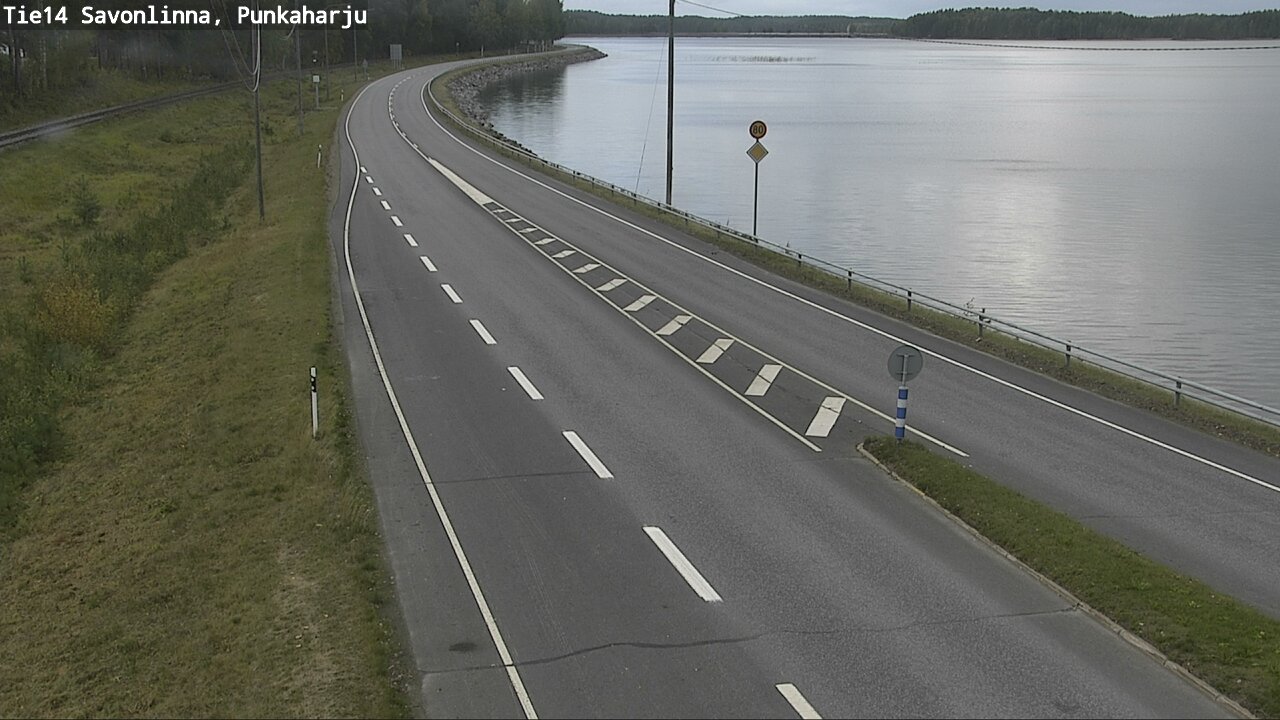 Weather Camera Image Road 14 Savonlinna, Punkaharju, Savonlinna, Etelä-Savo